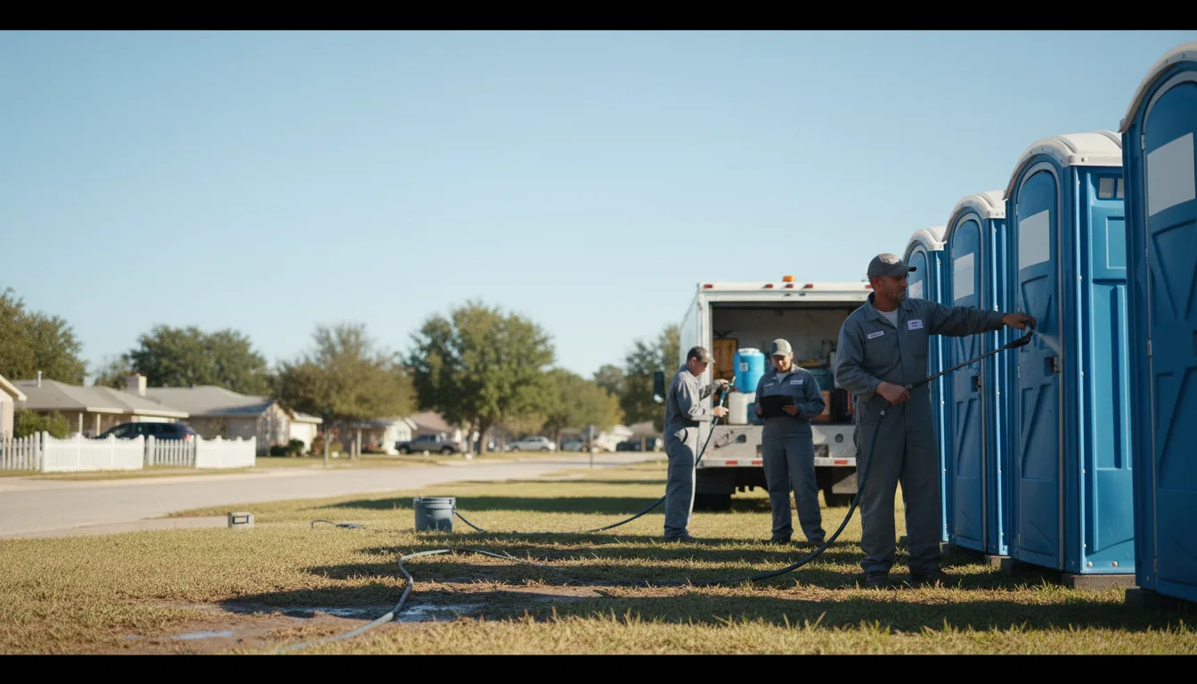Long-Term Portable Toilet Rental in Orange, TX near me